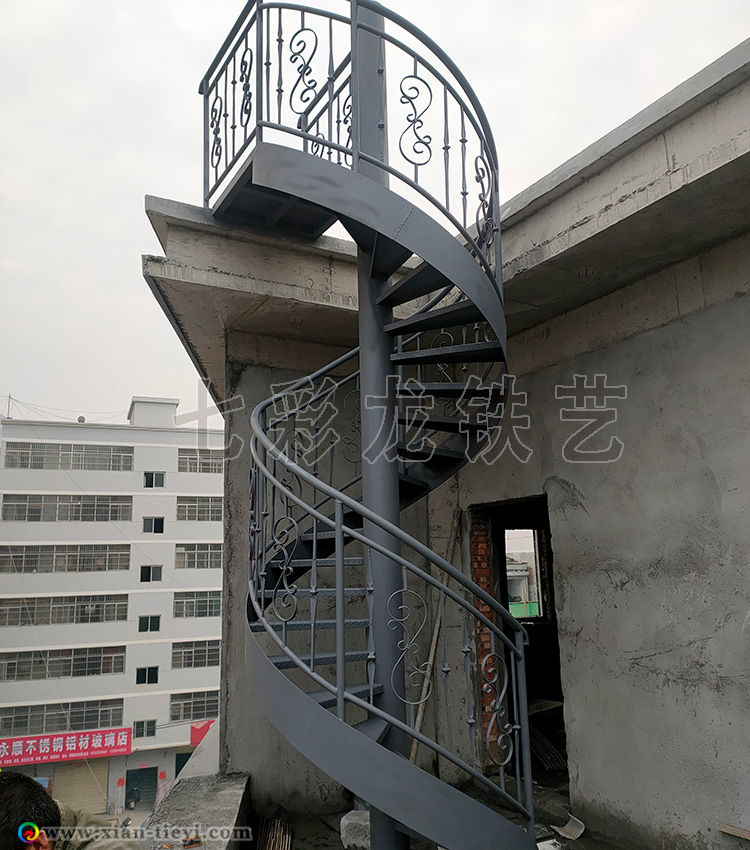 商洛市山陽縣中柱旋轉樓梯_1