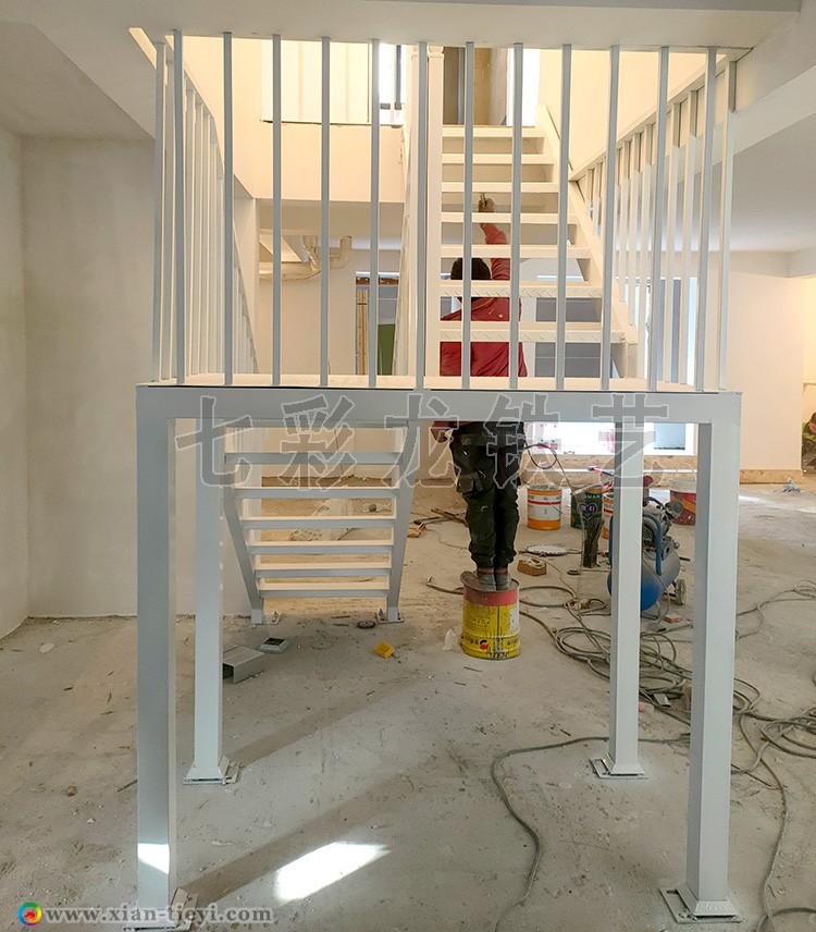 商鋪鋼結構樓梯直梯_6