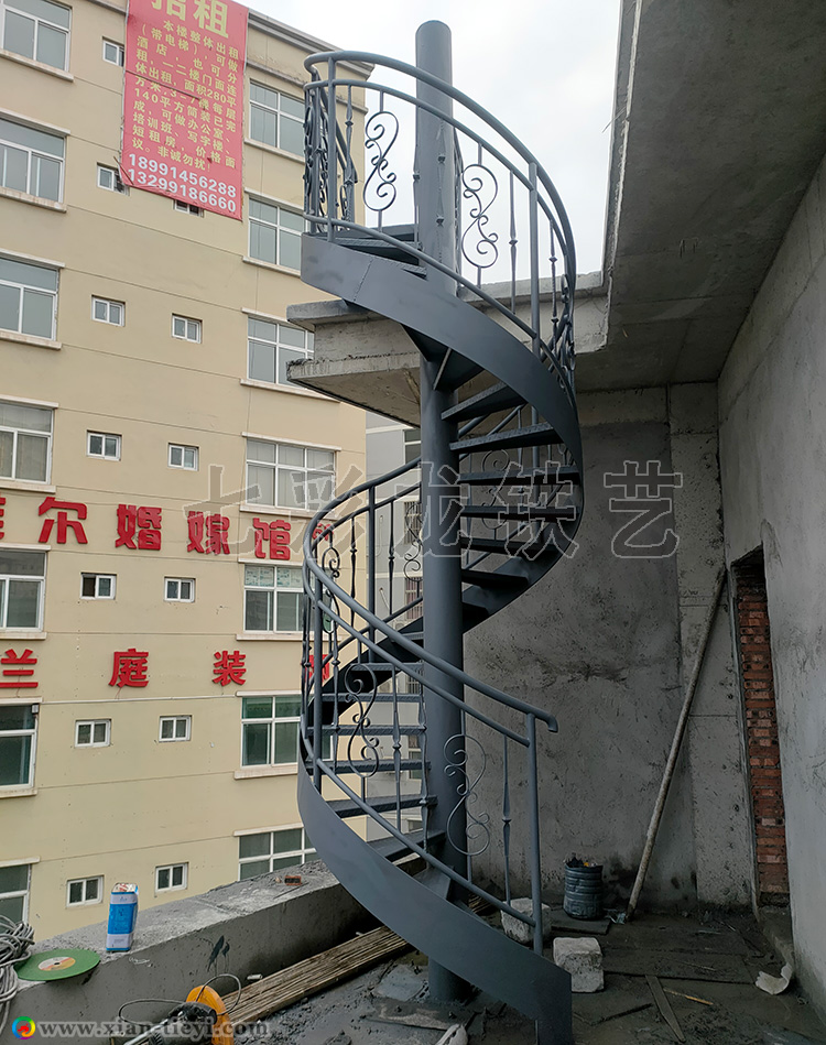 商洛市山陽縣中柱旋轉樓梯_2