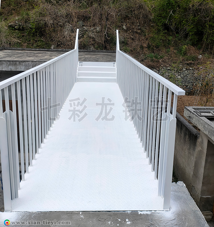 庭院鋼結構空中走廊連廊_3