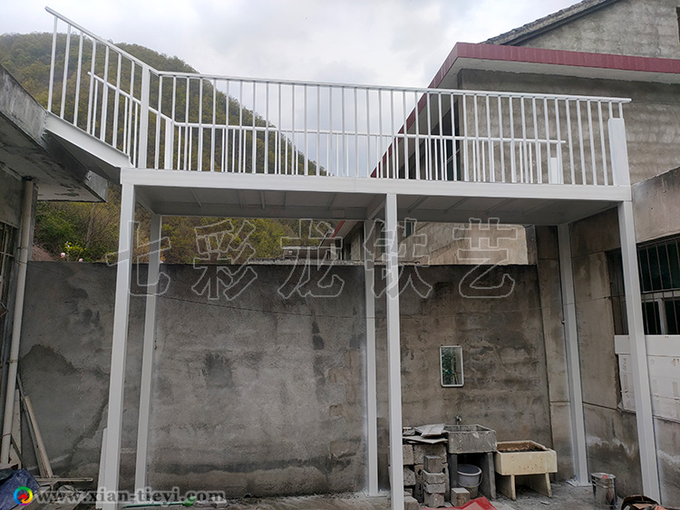 庭院鋼結構空中走廊連廊_1