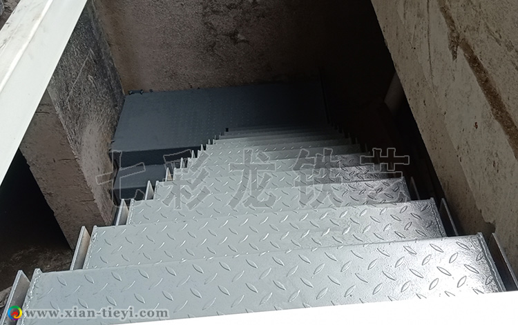 紫汀苑玻璃卡槽鋼構樓梯_1