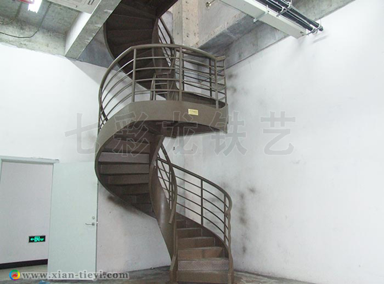 寶雞市箱型梁鋼結構螺旋樓梯