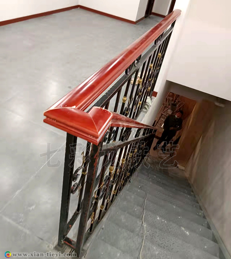 梨園路復古鐵藝護欄_2