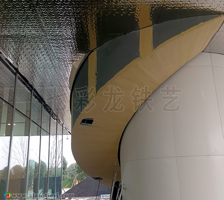 閻良星航未來之舟鋼構旋轉樓梯_6