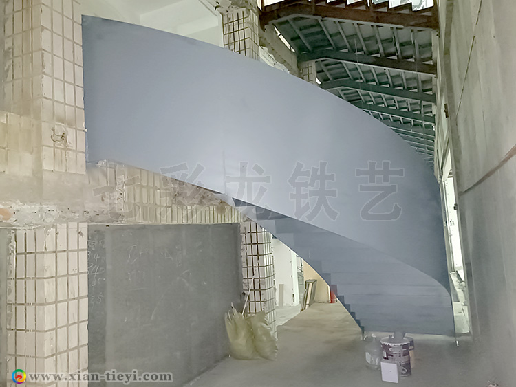 安康市南方里項(xiàng)目旋轉(zhuǎn)樓梯_1