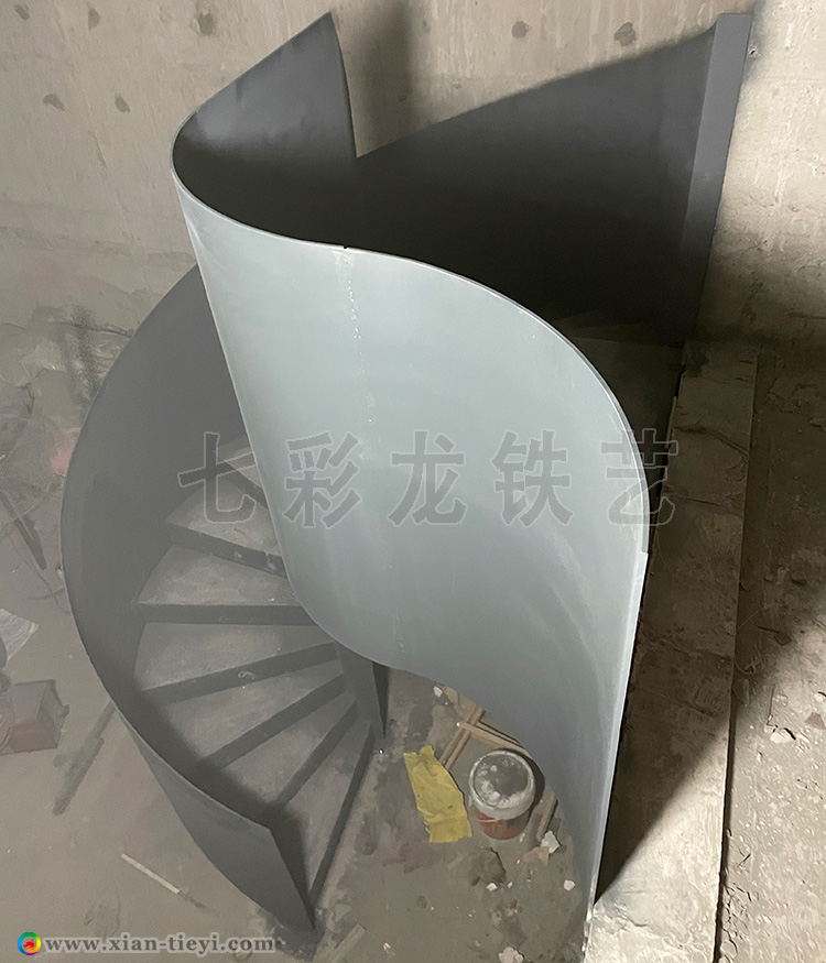中海曲江大城雍宸鋼構(gòu)旋梯_4