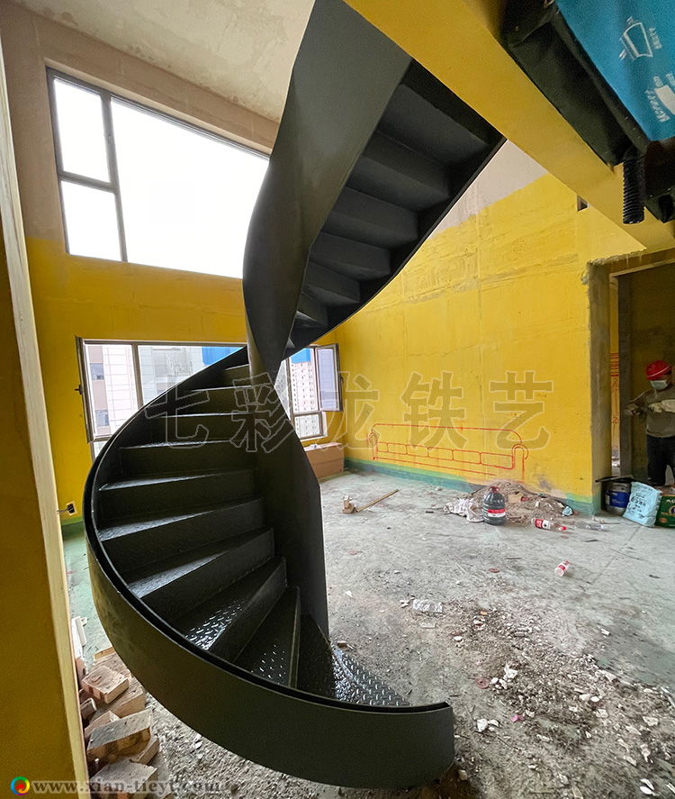 碧桂園云府鋼構旋梯_6