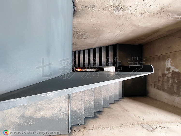 柞水康養公寓鋼結構樓梯_6