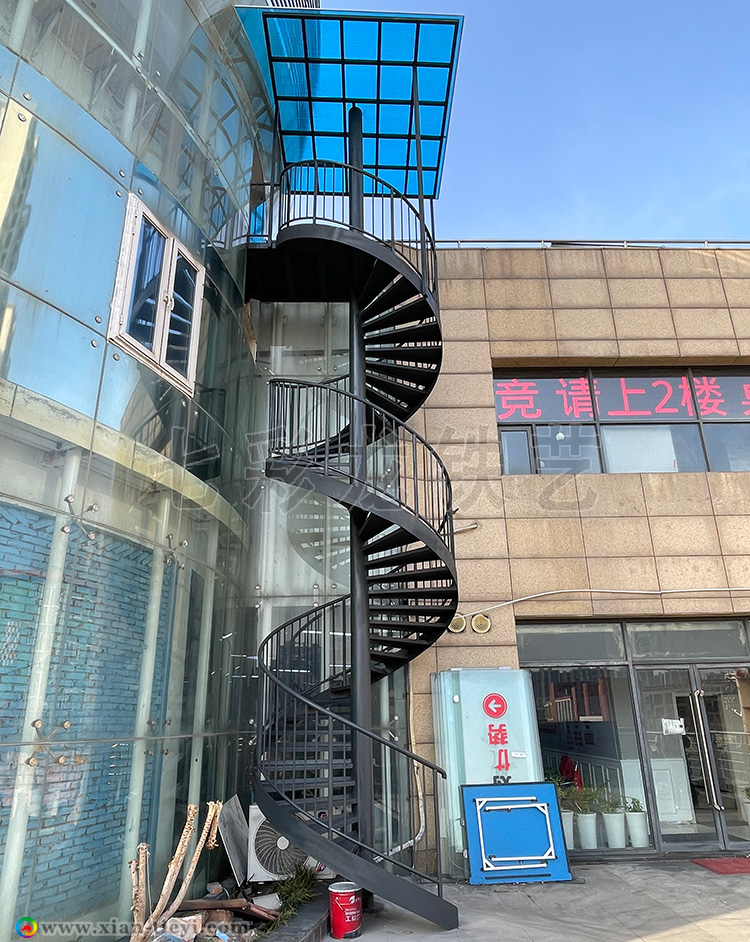 新東方城市商業公園中柱旋轉樓梯_1